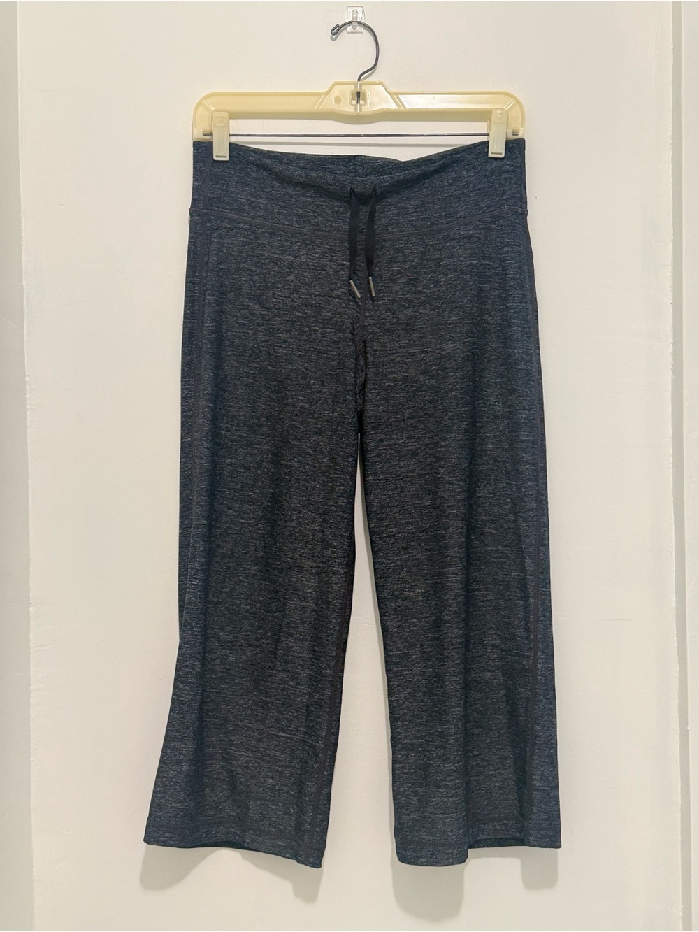 Vintage Lululemon Wide-Leg cropped Drawstring Lounge/active Pants